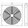 Briteq 4x BT-LEDROTOR - wiatrak sceniczny led