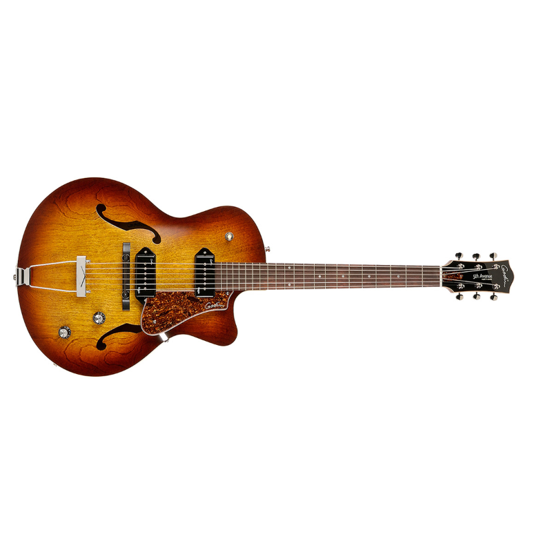 GODIN 5TH AVENUE CW KINGPIN II COGNAC BURST - GITARA ELEKTRYCZNA