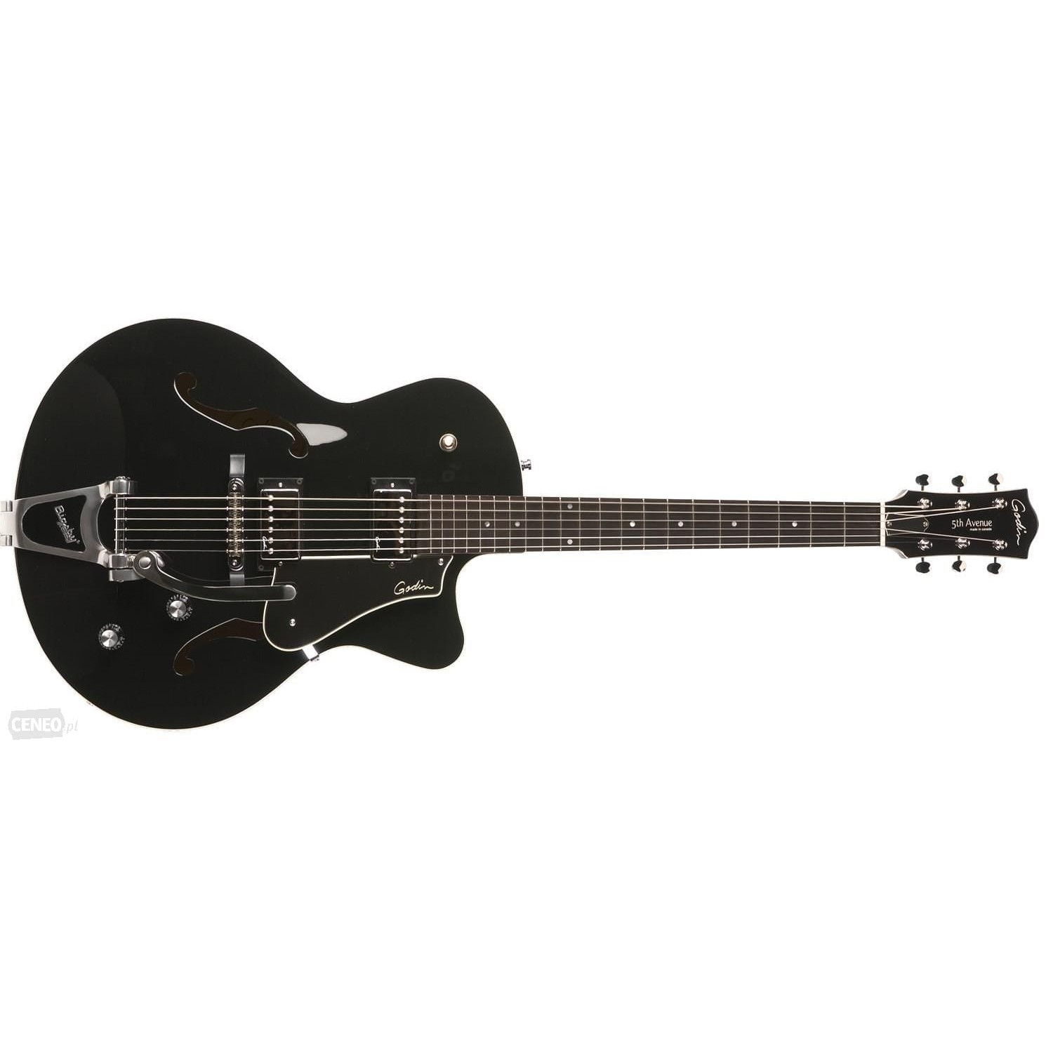 GODIN 5TH AVENUE UPTOWN BLACK - GITARA ELEKTRYCZNA