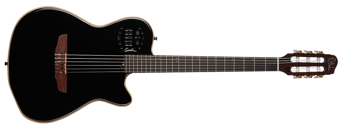 GODIN ACS NYLON CEDAR BLACK - Gitara Elektroklasyczna