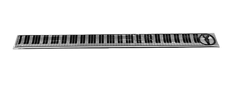 Zebra Music samozaciskowa opaska odblaskowa z klawiaturą