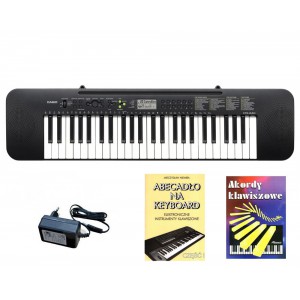 Casio CTK-240 - keyboard + zasilacz + książeczki edukacyjne