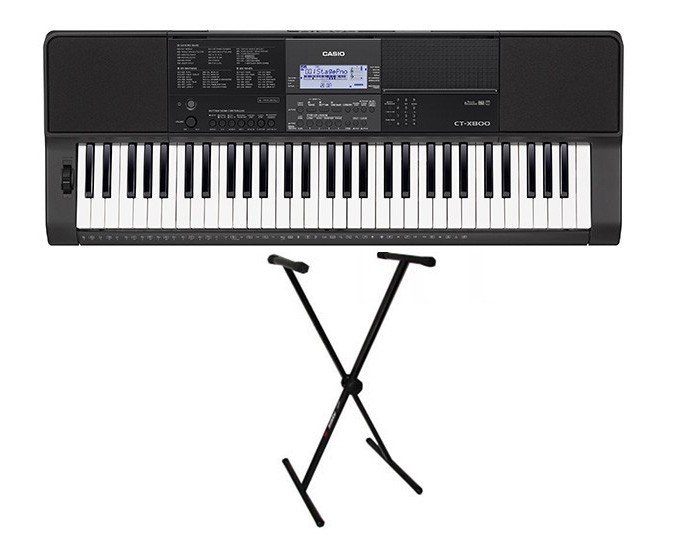 Casio CT-X800 - keyboard + statyw