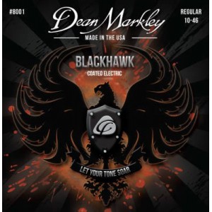 DEAN MARKLEY BLACKHAWK COATED 8001 REG - Stryny do gitary elektrycznej