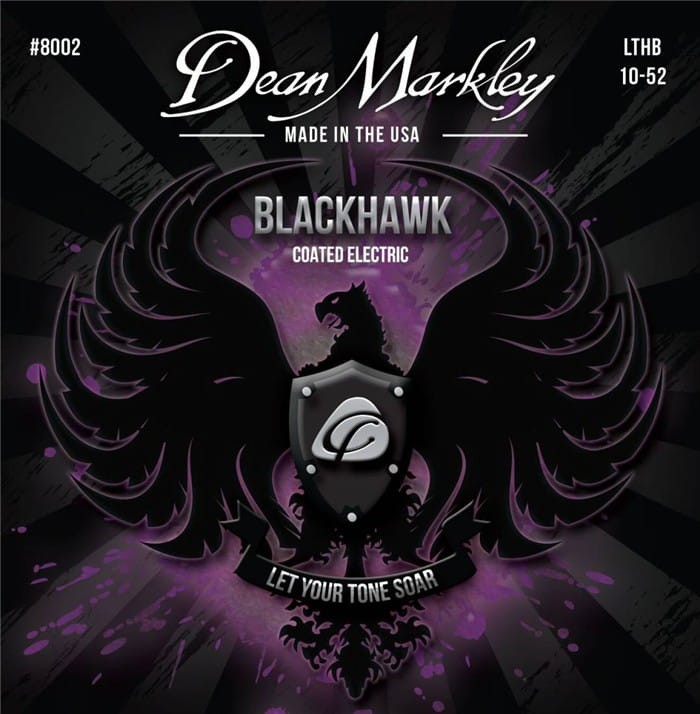 DEAN MARKLEY BLACKHAWK COATED 8002 LTHB - Struny do gitary elektrycznej