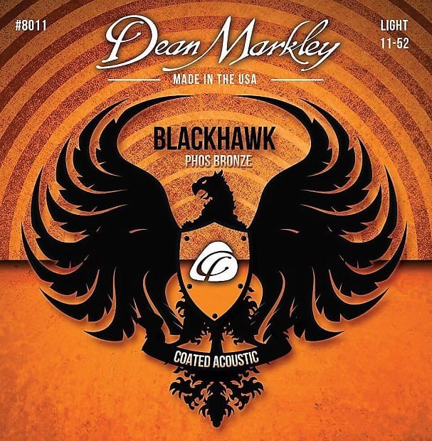 DEAN MARKLEY BLACKHAWK COATED ACOUSTIC 8011 LT .011-.052 - Struny do gitary akustycznej