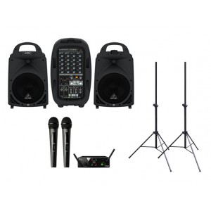 Behringer PPA500BT SET - przenośny zestaw nagłośnieniowy z bluetooth