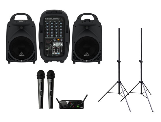 Behringer PPA500BT SET - przenośny zestaw nagłośnieniowy z bluetooth