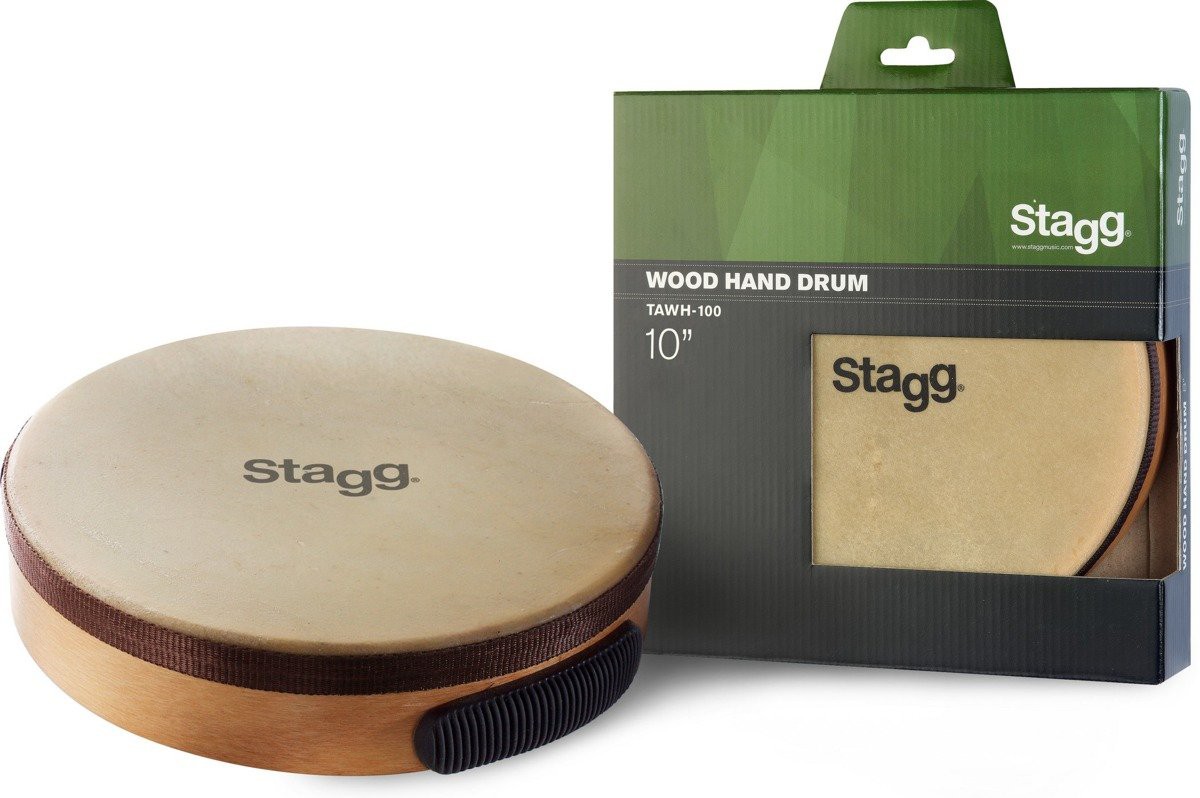 Stagg TAWH-100 - tamburyn drewniany z membraną Stagg TAWH-100 - tamburyn drewniany z membraną