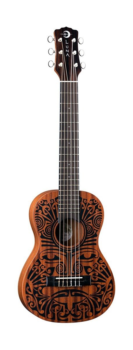 Luna Uke Tribal 6-String Baritone - ukulele barytonowe