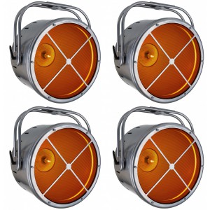 Briteq 4x BT-VINTAGE - cztery reflektory w stylu retro