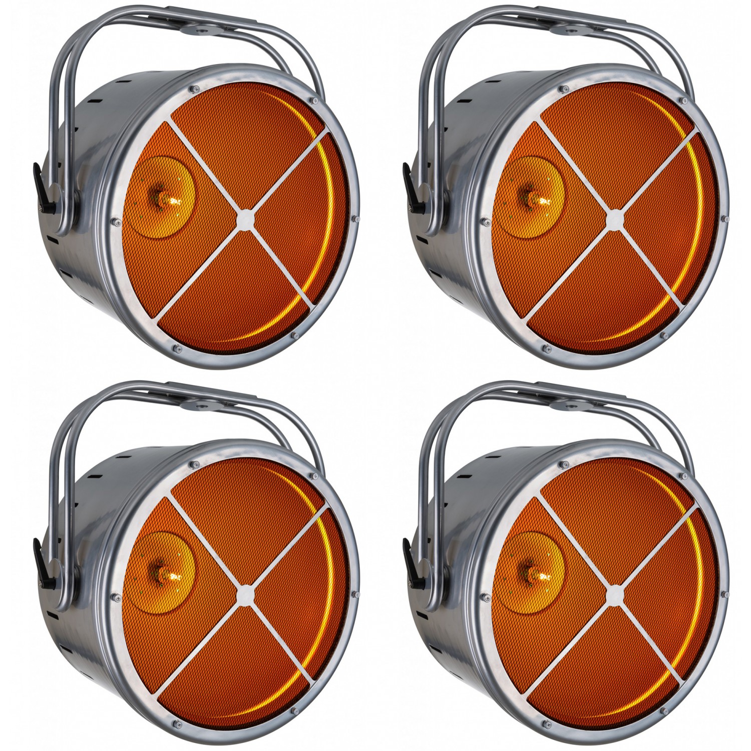 Briteq 4x BT-VINTAGE - cztery reflektory w stylu retro