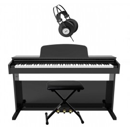 Ringway RP220 RW PVC - pianino cyfrowe + ława + słuchawki