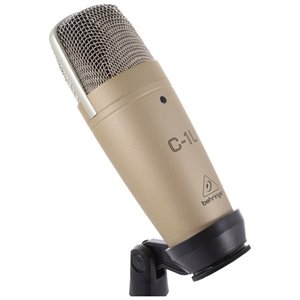 Behringer C-1U + RF1 - mikrofon pojemnościowy/USB + ekran akustyczny + pop filtr