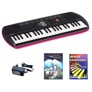 Casio SA-78 - keyboard + zasilacz + książeczka edukacyjna + kolędy