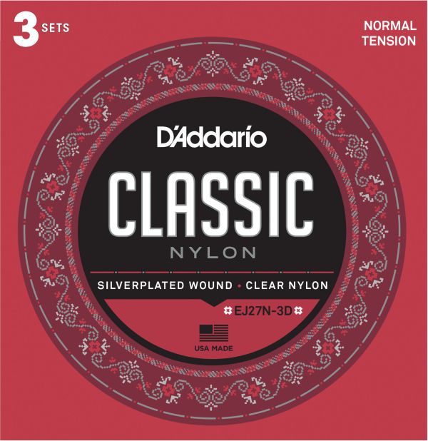 D\'ADDARIO EJ27N3D - zestaw strun do gitary klasycznej