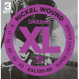 D'ADDARIO EXL1203D - zestaw strun do gitary elektrycznej