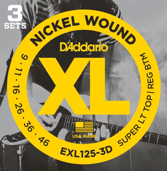 D'ADDARIO EXL1253D - zestaw strun do gitary elektrycznej