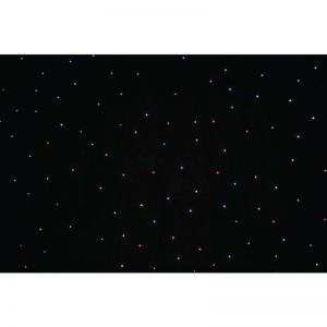 LEDJ PRO 8 x 4m Tri LED Black Starcloth System - kurtyna LED RGB