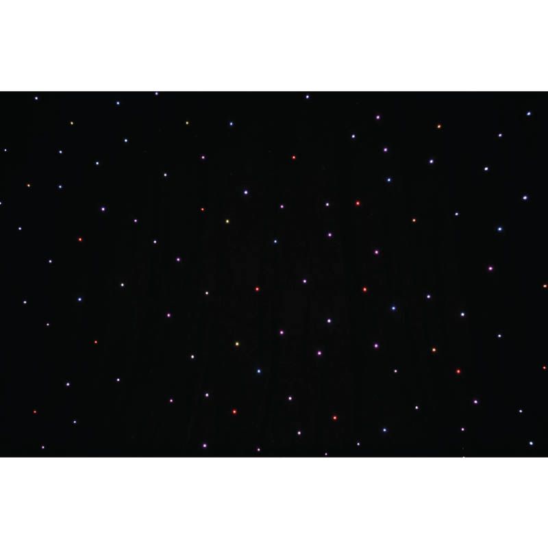 LEDJ PRO 8 x 4m Tri LED Black Starcloth System - kurtyna LED RGB