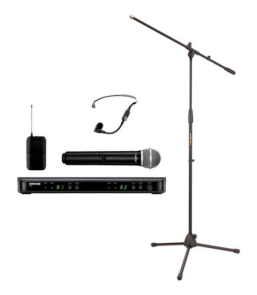 Shure BLX1288E/SM35 - system bezprzewodowy + statyw