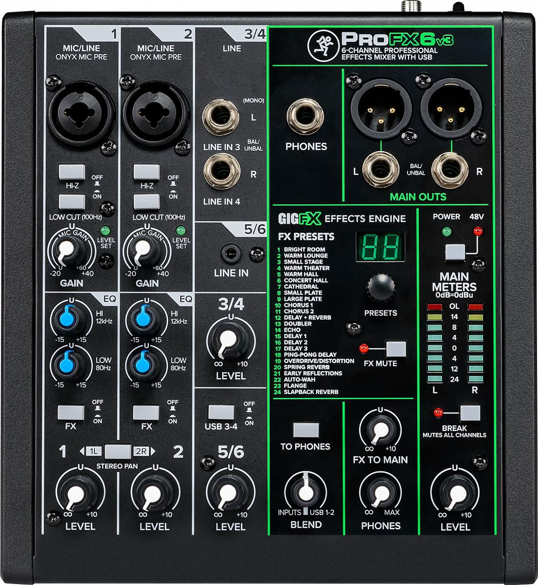 MACKIE PROFX 6 v 3 mikser analogowy