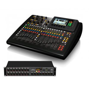 Behringer X32 COMPACT + S16 - kompaktowa konsoleta cyfrowa + stage box