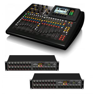 Behringer X32 COMPACT + 2x S16 - kompaktowa konsoleta cyfrowa + stage box