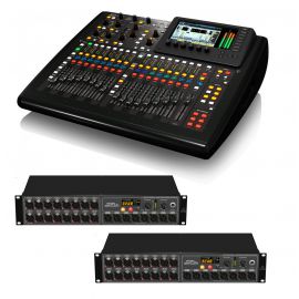 Behringer X32 COMPACT + 2x S16 - kompaktowa konsoleta cyfrowa + stage box