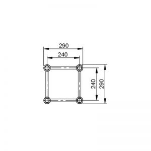 Alustage ALHD34050 - Kratownica 0.5 m