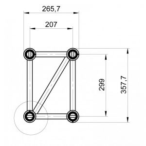 Alustage AL36050 - Kratownica 0,5 m