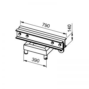 Alustage NDS390 - Nadstawka słupa 390 NDS390