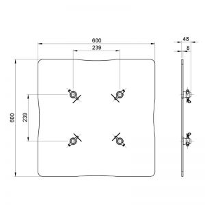 Alustage PDS 35 600X600 - Podstawa