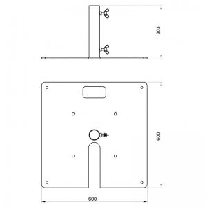 Alustage PDS 58 SR - Podstawa