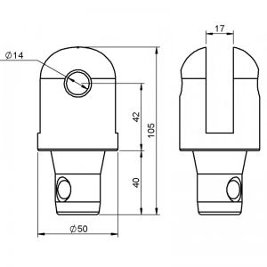 Alustage SP-5 - Część Sworznia