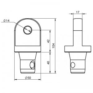 Alustage  SP-4 - Część Sworznia