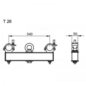 Alustage T-26 - Adapter