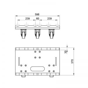 Alustage T-63 - Wózek do przewozu kratownic