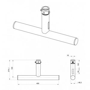 Alustage T-100 - Ramka montażowa