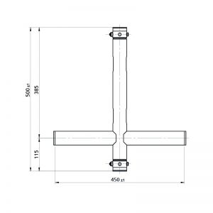 Alustage T-75 - Ramka montażowa