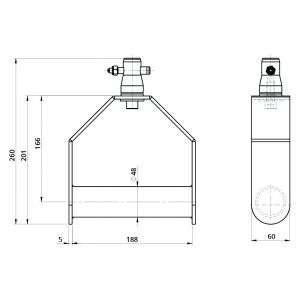 Alustage T-76 - Ramka montażowa