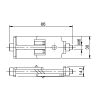 Alustage SCD-24 - Klamra zaciskająca