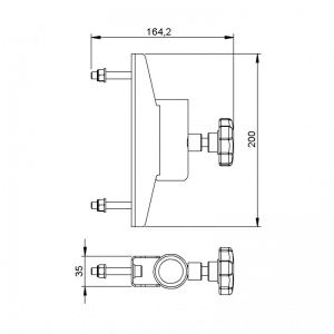 Alustage SCD-11 - Uchwyt barierki schodów modułowych