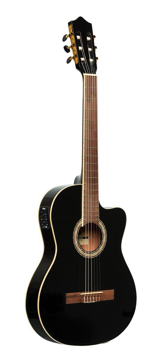 Stagg SCL60 TCE-BK - gitara elektro-klasyczna