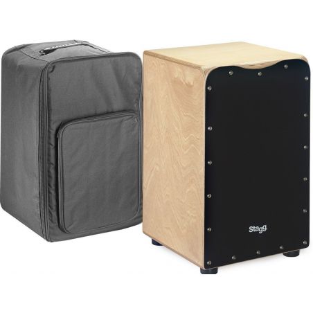 Stagg CAJ-50M-BK - cajon z pokrowcem