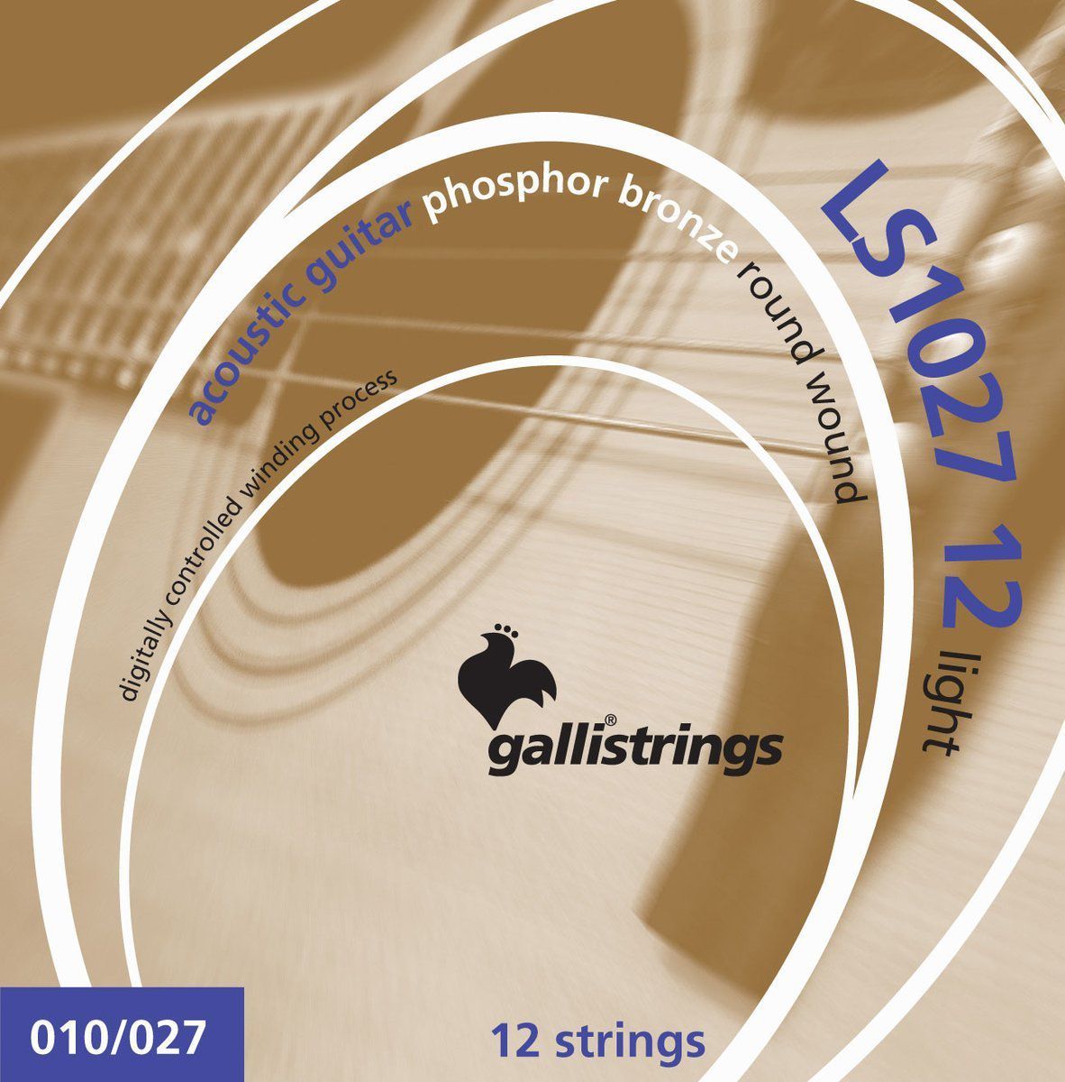 Galli LS1027 12 String Light - struny do gitary akustycznej Galli LS1027 12 String Light - struny do gitary akustycznej