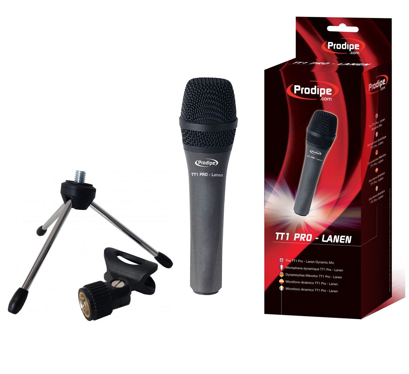 Prodipe TT1-Pro Lanen - mikrofon dynamiczny instrumentalny + statyw