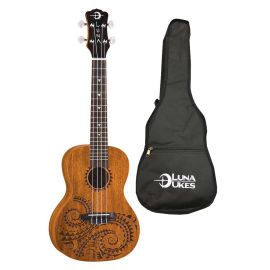 Luna Uke Tattoo Mahogany - ukulele koncertowe