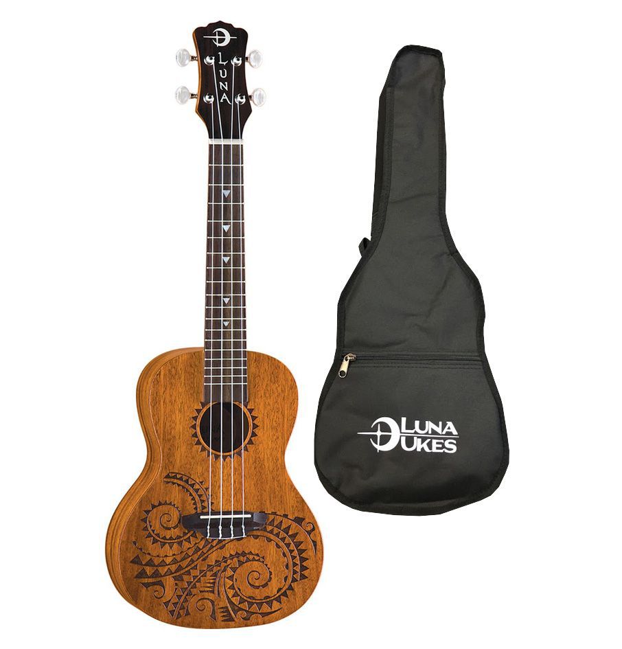 Luna Uke Tattoo Mahogany - ukulele koncertowe