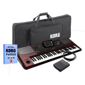 KORG PA1000 - profesjonalny aranżer + pakiet styli + pokrowiec + pedał nożny - GWARANCJA 3 LATA